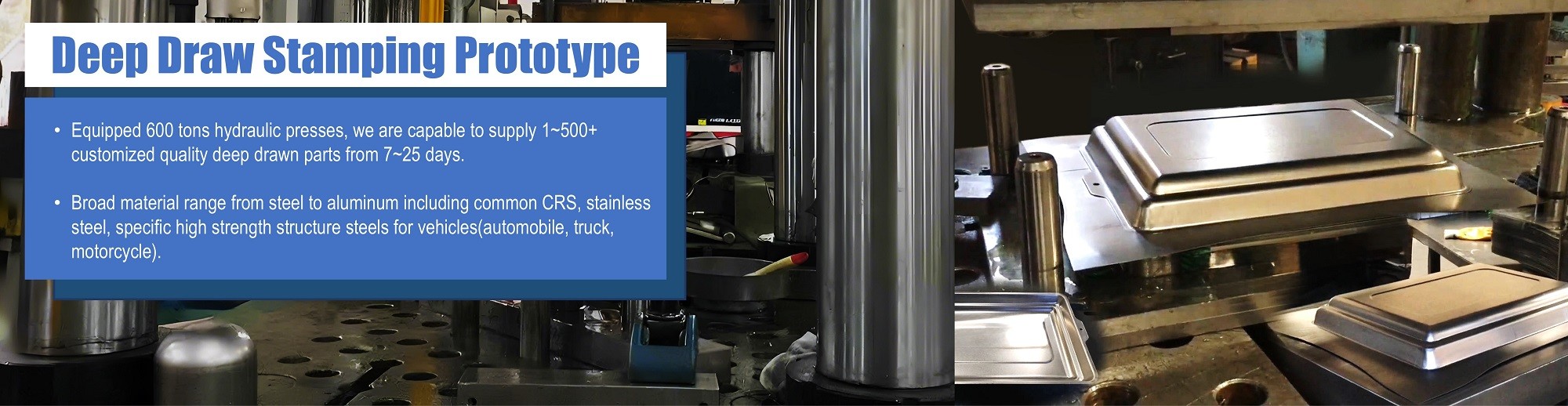 quality Sheet Metal Stamping Prototype factory