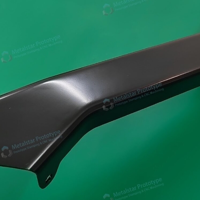 Custom 1.2mm aluminum sheet metal fabrication used for vehicle