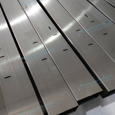 Square tube custom metal tube fabrication used for display racks