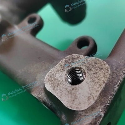Custom carbon steel lost wax casting prototype for motorcycle