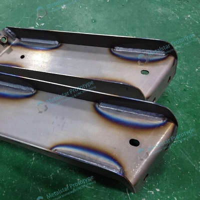 Custom 2.0mm HSLAS sheet metal rapid prototype used for vehicles