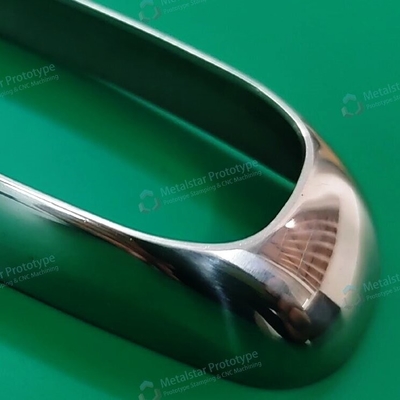 Glossly polished SS304 CNC machining prototypes used for electric appliances