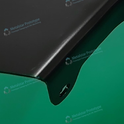 Custom 1.2mm aluminum sheet metal fabrication used for vehicle