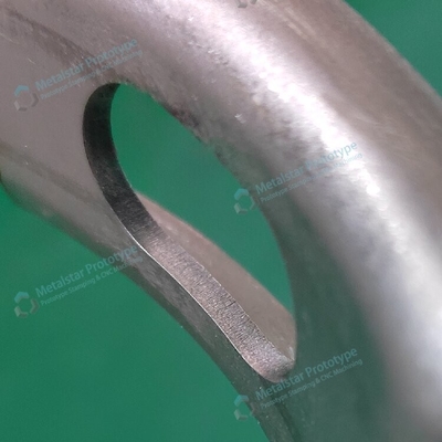 Customized 2.0mm SS409 prototype metal stamping used for vehicles
