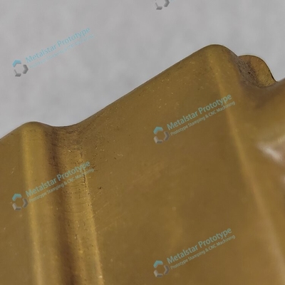 Rapid prototype deep drawn brass stampings used for water heater