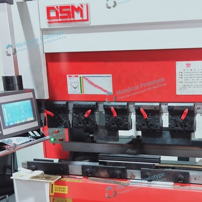Custom 2.0mm HSLAS sheet metal rapid prototype used for vehicles